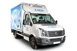 Grand camion frigorifique
