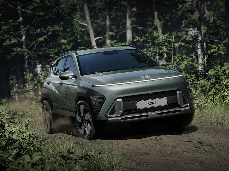 hyundai kona vert face